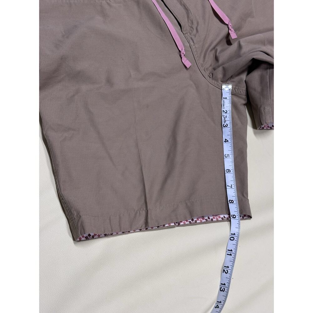 Horny Toad Women's Mauve Shorts with Pink Drawstring - Picture 8 of 9